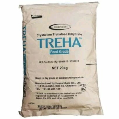 

Treha Trehalose Sugar Bakery Gula Bebas Bahan Kimia Halal Kemasan Repack 1Kg