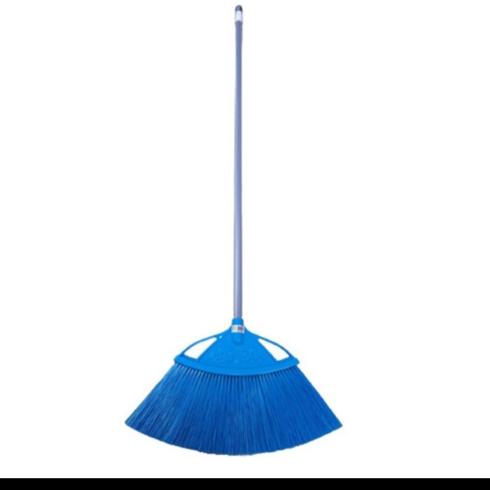 Sapu Teras Sapu Lantai Nilon Sapu Gagang Plastik Panjang Sapu Sakura Dragon