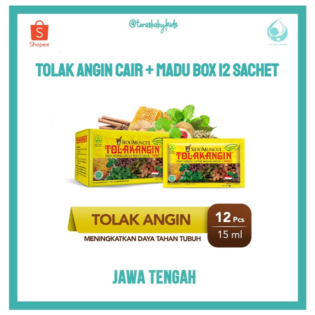 

Promo Tolak Angin Cair Dus 12's Herbal [JATENG]