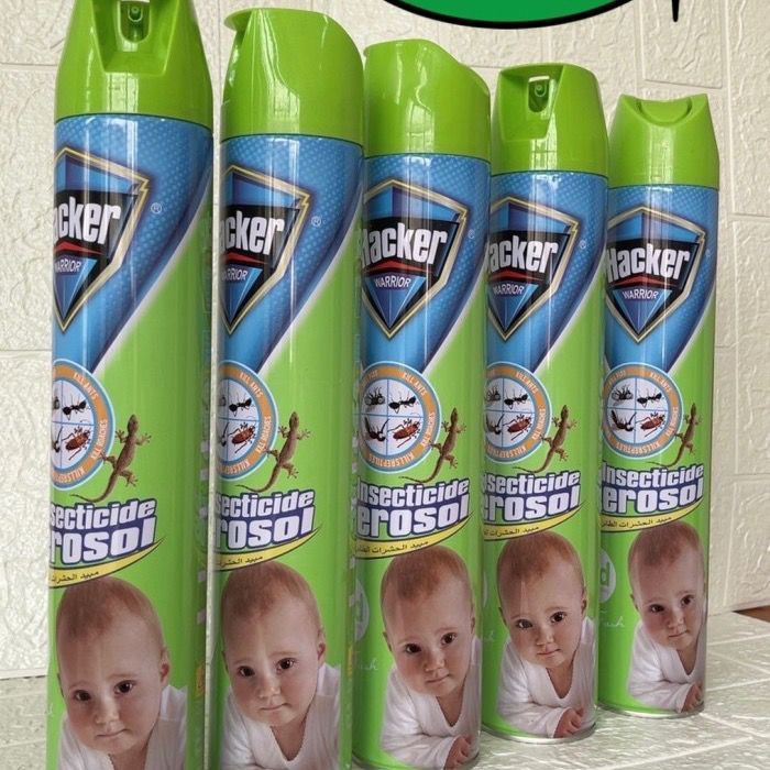Obat nyamuk semprot Hacker 750ml aman untuk bayi dan dewasa , Membunuh