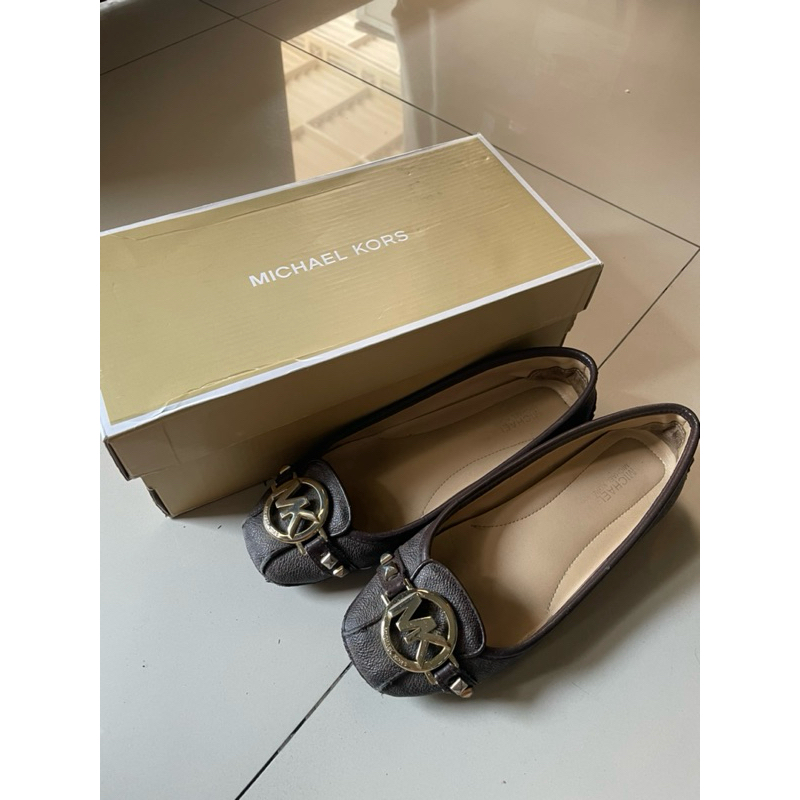 PRELOVED ORIGINAL MICHAEL KORS FULTON MOC BROWN