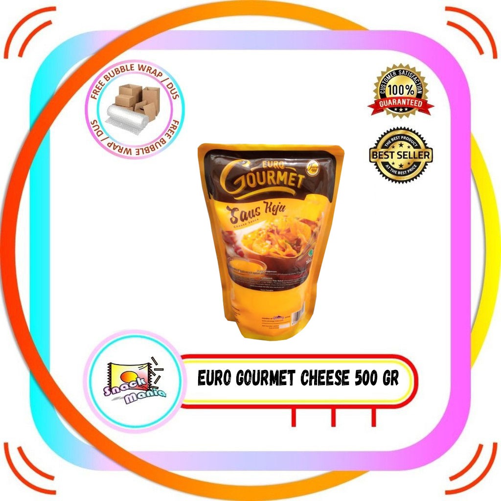 

Euro Gourmet Cheese Sauce 500 gr Saus Saos Keju