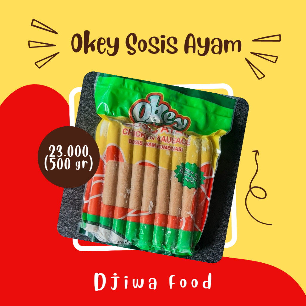 

Okey Sosis Ayam 500 gr