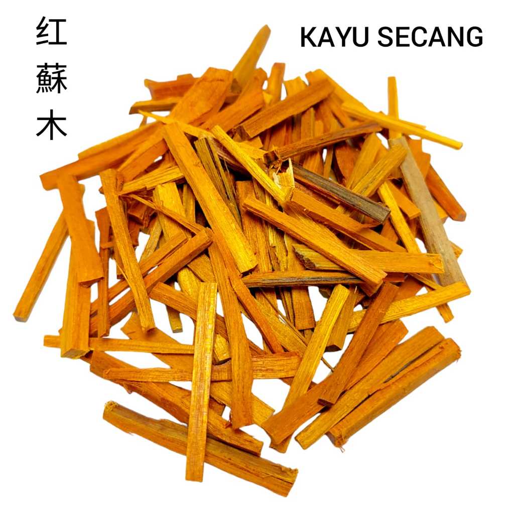 

250 gram - Kayu Secang Hong Su Mu 红苏木 / Secang Buat Ikan Cupang Hias/ Jamu / Cupang Aduan