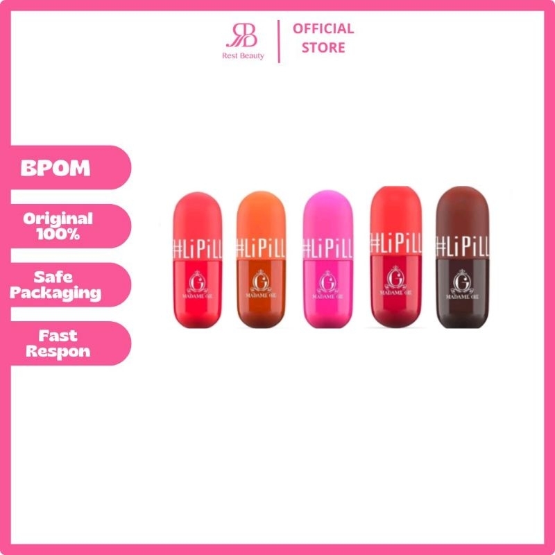 MADAME GIE - Madame Gie Madame Lipill BPOM ll Lip Tint Madame Gie