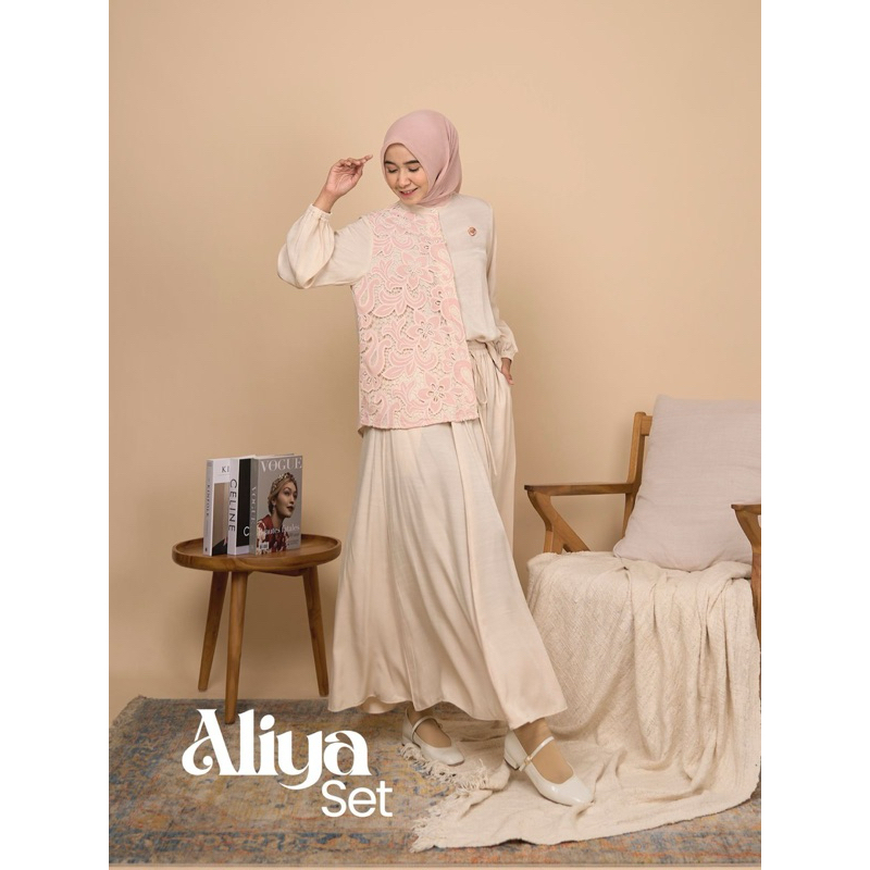 Bisa COD Aliya Set by Marevi Original