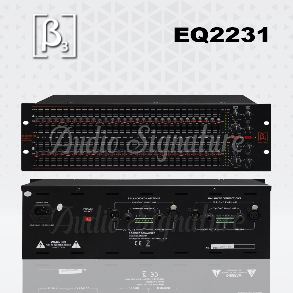 Equalizer BETA 3 THREE EQ2231 | EQ 2231 Original