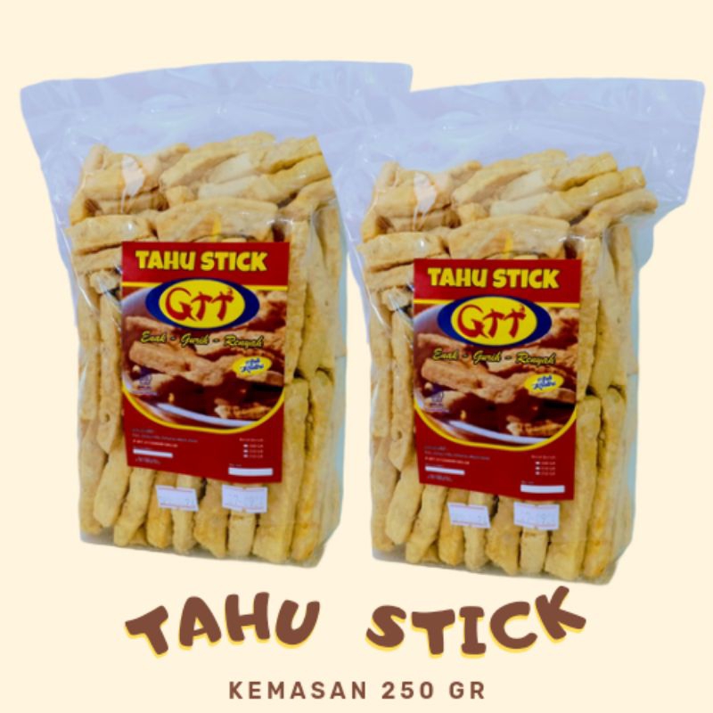 

Tahu Stick Asli GTT|kemasan 250g|asli stik tahu