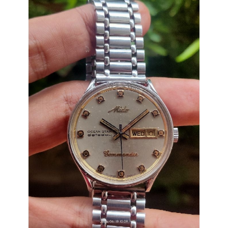 Jam mido commander caliber ETA 2836 Vintage Antik Classic Klasik Lawas Jadul Tua