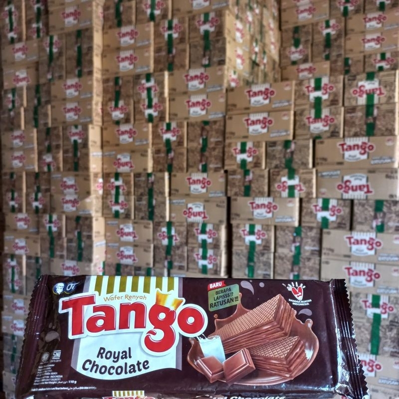 

Wafer tango 110 gr kemasan hajatan perkarton isi 24 pcs