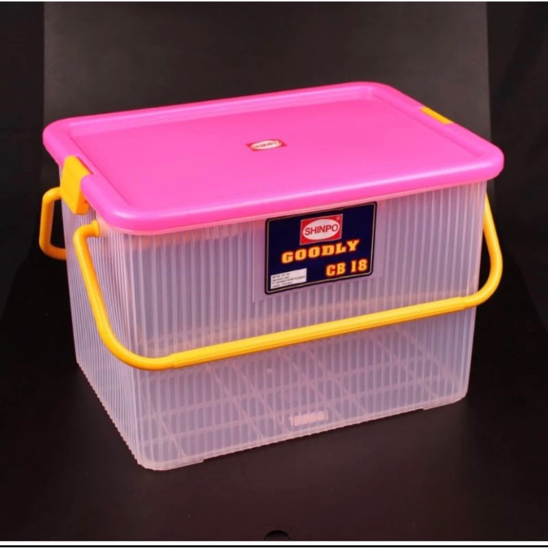 KOTAK SHINPO CB 18/  BOK TEMPAT SERBAGUNA/ CONTAINER BOK SHINPO TRANSPARAN/ BOX SHINPO CB 18/ BOK KO
