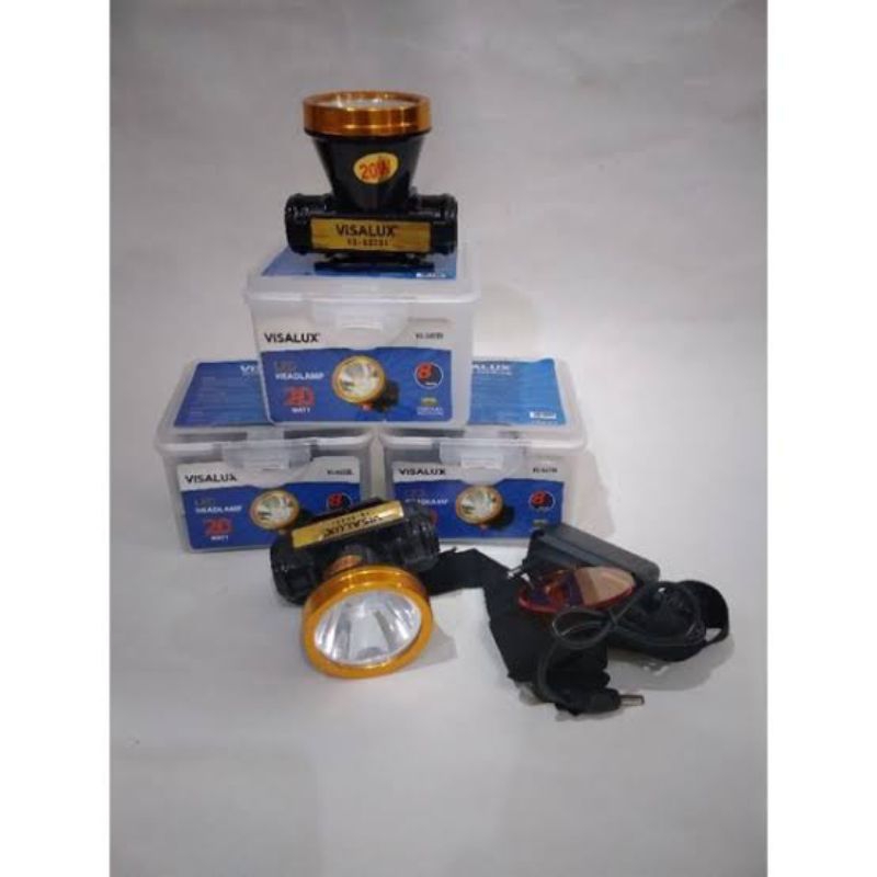 Senter Kepala/Headlamp LED Visalux 20 watt VS-5020L