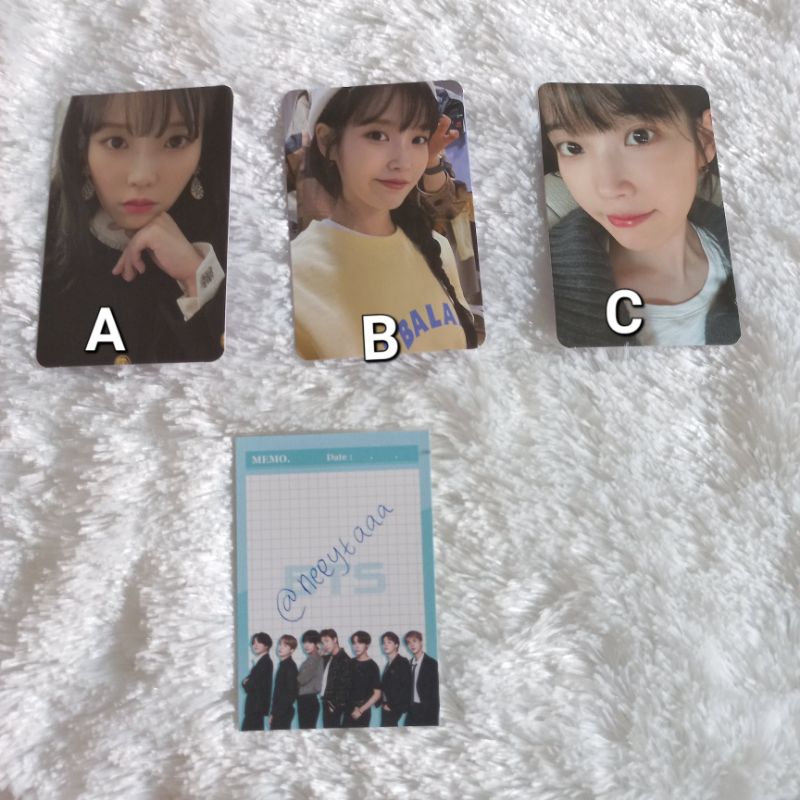 IU Documentary Pieces Official Photocard