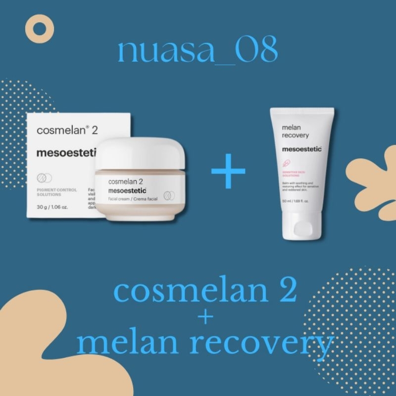 Bundling cosmelan 2 + Melan Recovery Package Product Mesoestetic