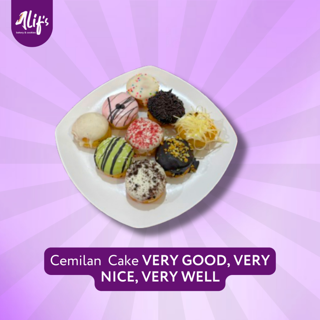 

Cemilan Kue Donat Cake Mini Alifs Bakery and Cookies Official