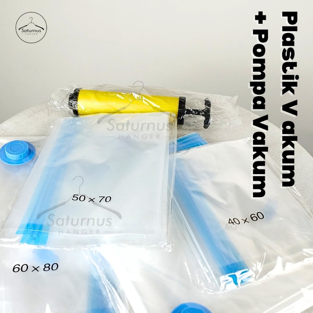 Plastik Vacum Travell Bag Plastik Tebal Vacum Pompa baju traveling tas plastik plastik vacum boneka 