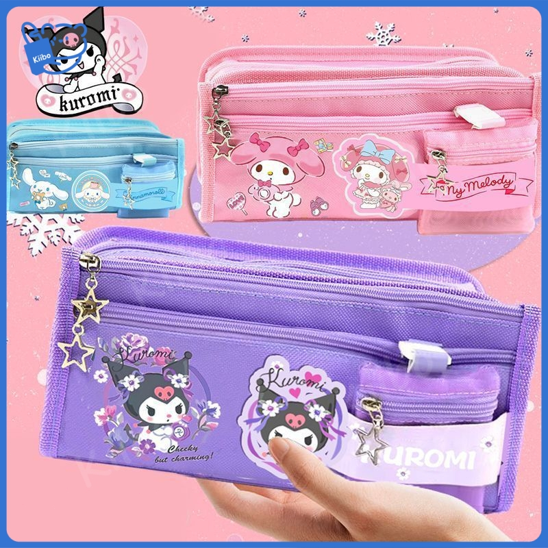 

TEMPAT PENSIL KARTUN SANRIO KARAKTERISTIK KAPASITAS BESAR / TEMPAT PENSIL DENGAN DOMPET KOIN LUCU