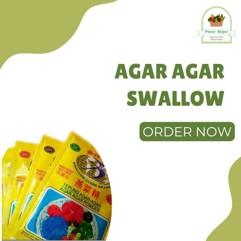 

Agar Agar Swallow Globe Brand