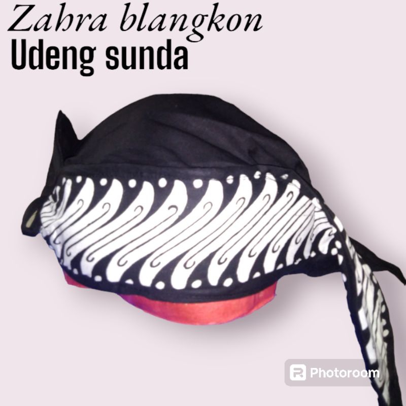 blangkon#udeng sunda hitam putih#totopong#iket sunda