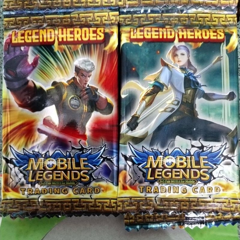 1 RENTENG KARTU PERMAINAN MOBILE LEGEND Kartu mainan foil mobile legends Kartu  hero mobile legend K