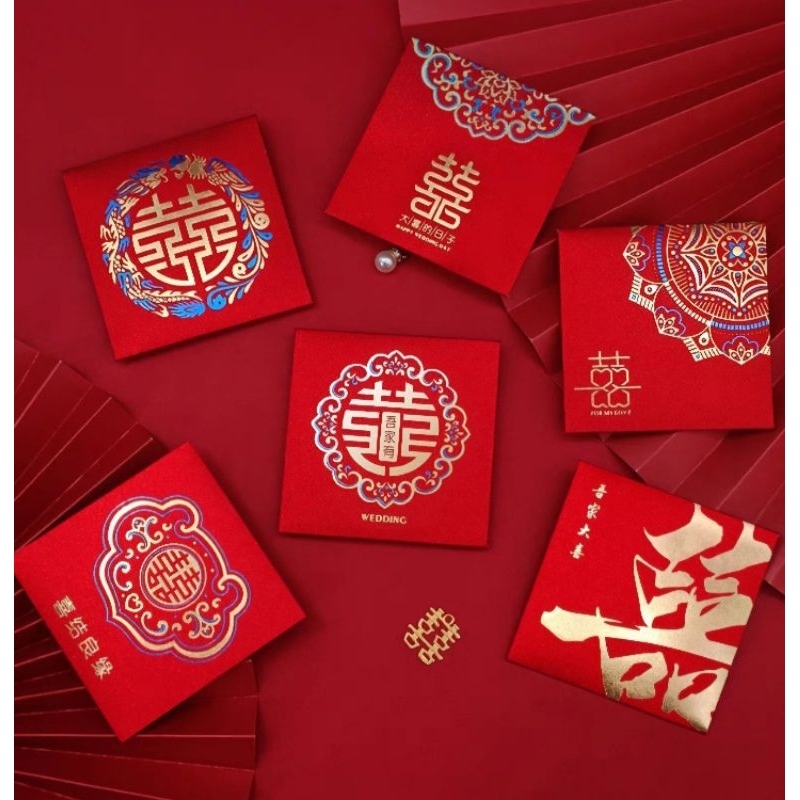 

KERTAS AMPAO SHUANG XI GOLD, SANGJIT, WEDDING, HONGBAO, angbao 1263