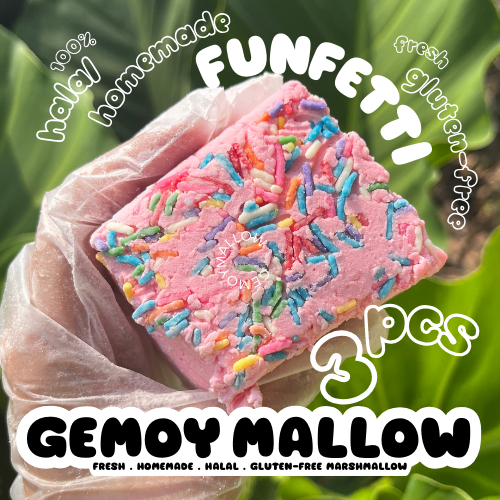 

3 Pcs GemoyMallow Funfetti Marshmallow Gemoy Halal