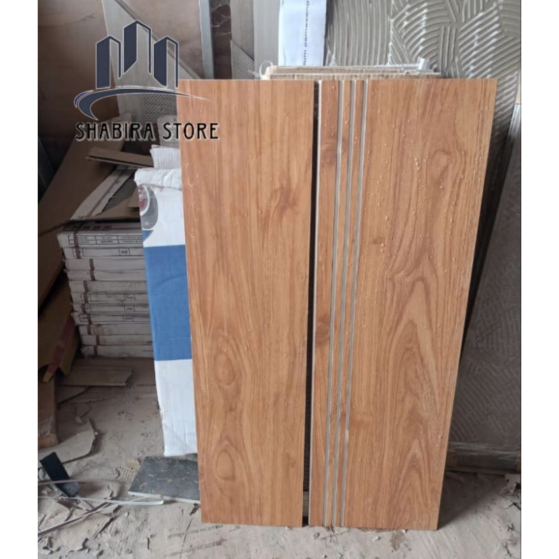 anak tangga granit stepsnosing 30×80 motif kayu lis plin custom