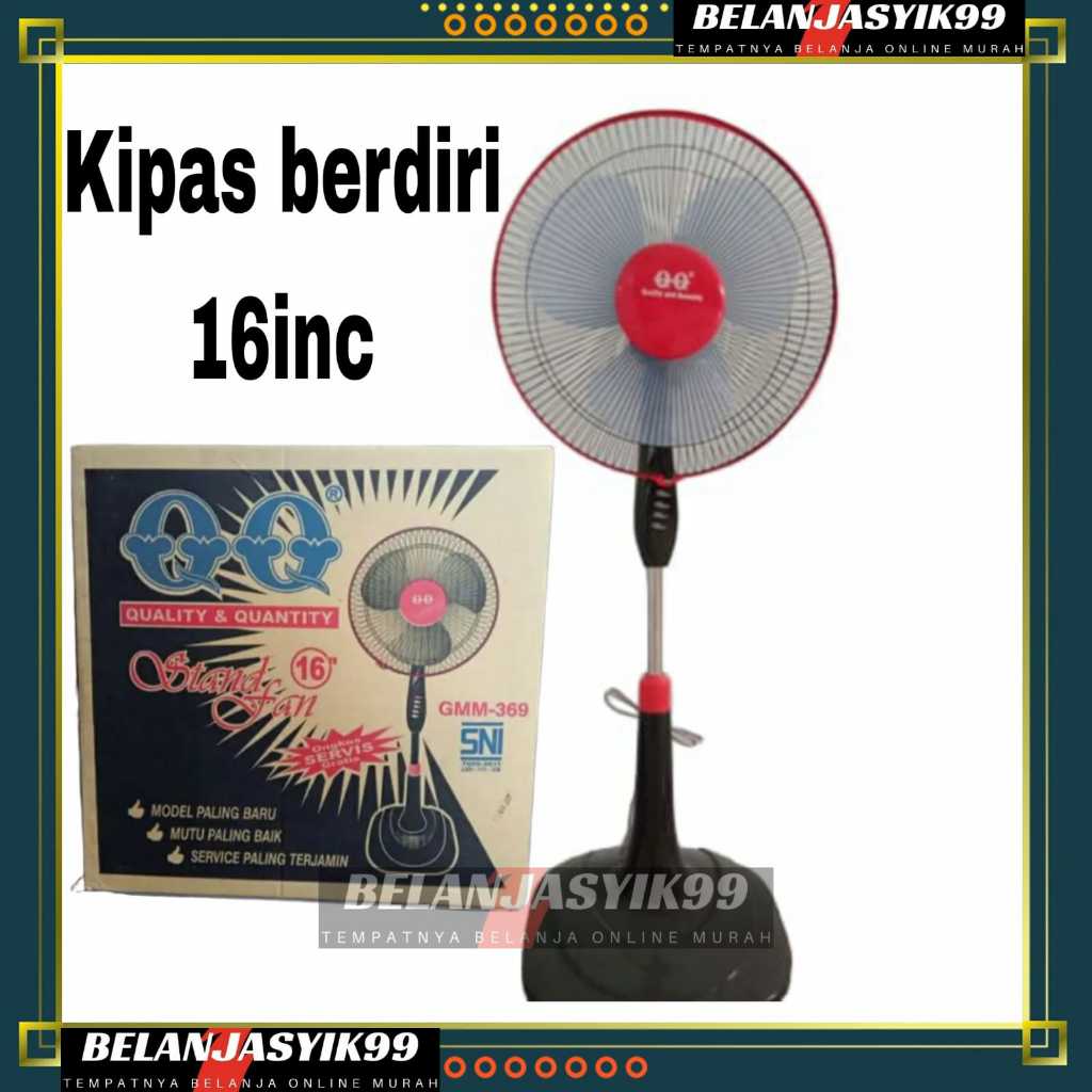 KIPAS QQ GMM-369 / KIPAS ANGIN LISTRIK 16INC / KIPAS ANGIN BERDIRI QQ GMM 369 / KIPAS ANGIN BERDIRI 