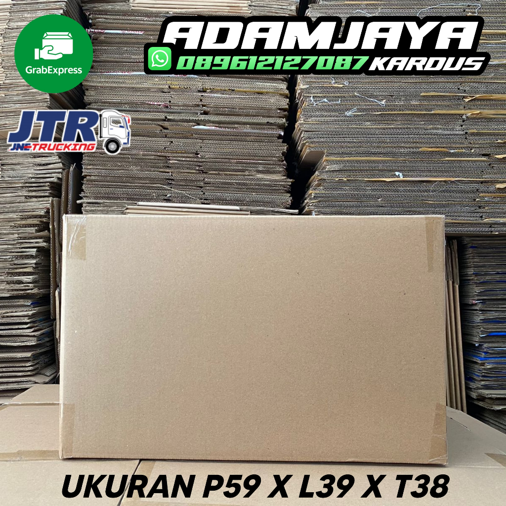 

KARDUS SANTOS UKURAN 59 X 39 X 38 KARDUS PACKING / KARDUS PINDAHAN - ADAM JAYA KARDUS