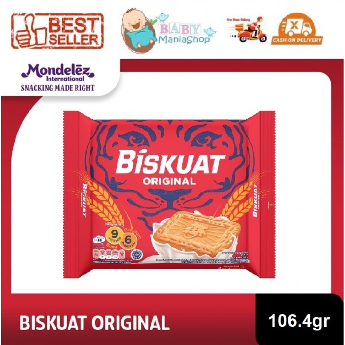 

Biscuit Biskuat Original 106.4gr Biskuit Anak Sekolah