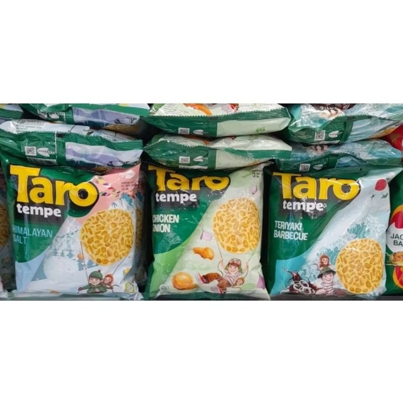 

Taro tempe snack makanan ringan rasa HIMALAYAN SALT / CHICKEN ONION / TERAYAKI BBQ 55gr