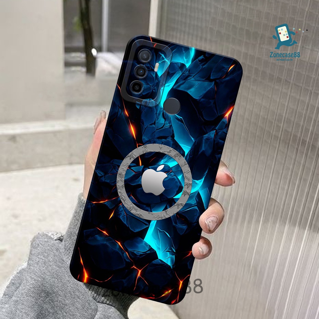 #ZC02 Casing Hp Procamera Oppo A53 /A33 Motip Rasa Iphone Case Hp kekinian - Case Hp Murah #zonecase