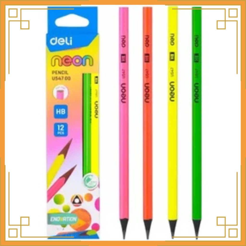 

DELI Pensil Enovation HB neon U54700 (12pcs)