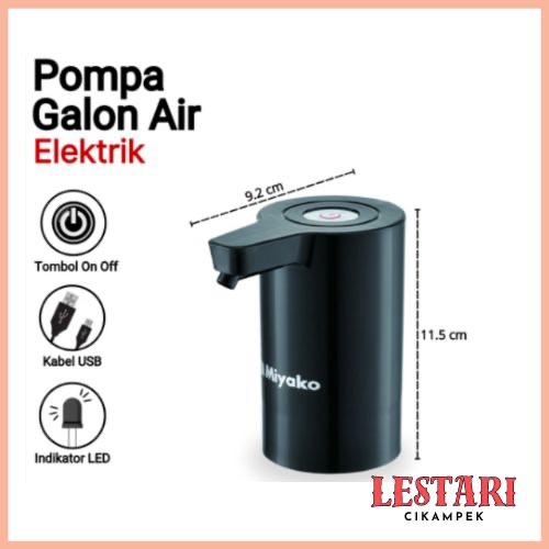 POMPA GALON MIYAKO 200 BK / POMPA GALON PORTABLE MIYAKO