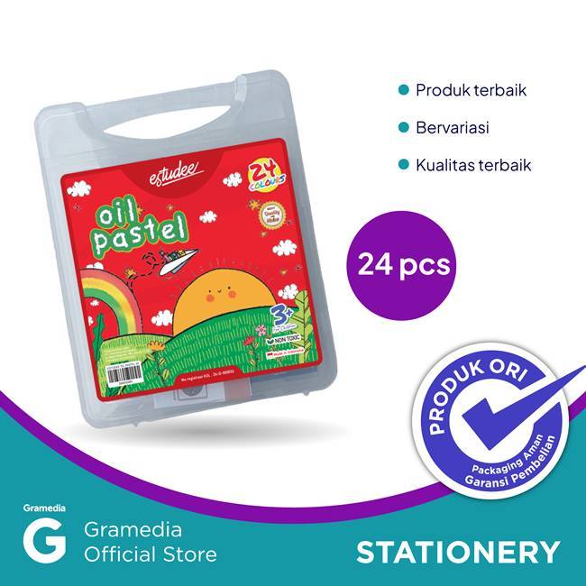 

ESTUDEE OIL PASTEL 24 - GRAMEDIA BSD CITY