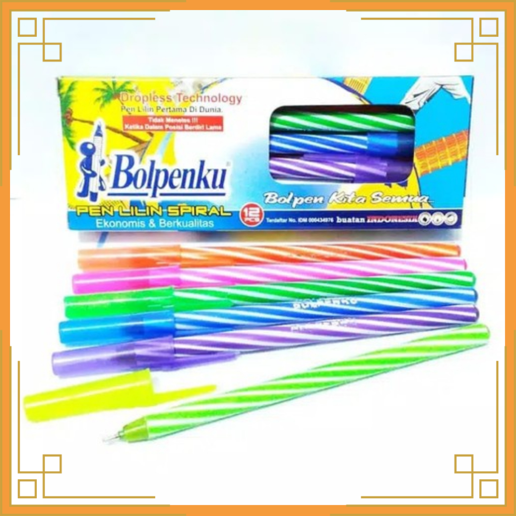 

BOLPENKU Pena ulir semi gel 0.5 (12pcs)