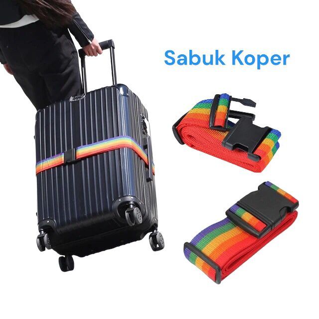 Strap Sabuk Tali Pengaman Koper Murah / Belt Strap Koper / Tali Pengikat Koper / Tali Pelindung Kope