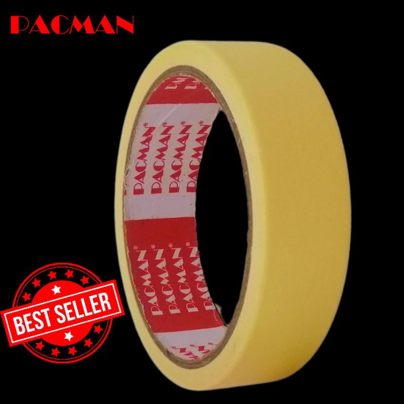 

PACMAN - Masking Tape (lakban kertas) 24mm × 21y