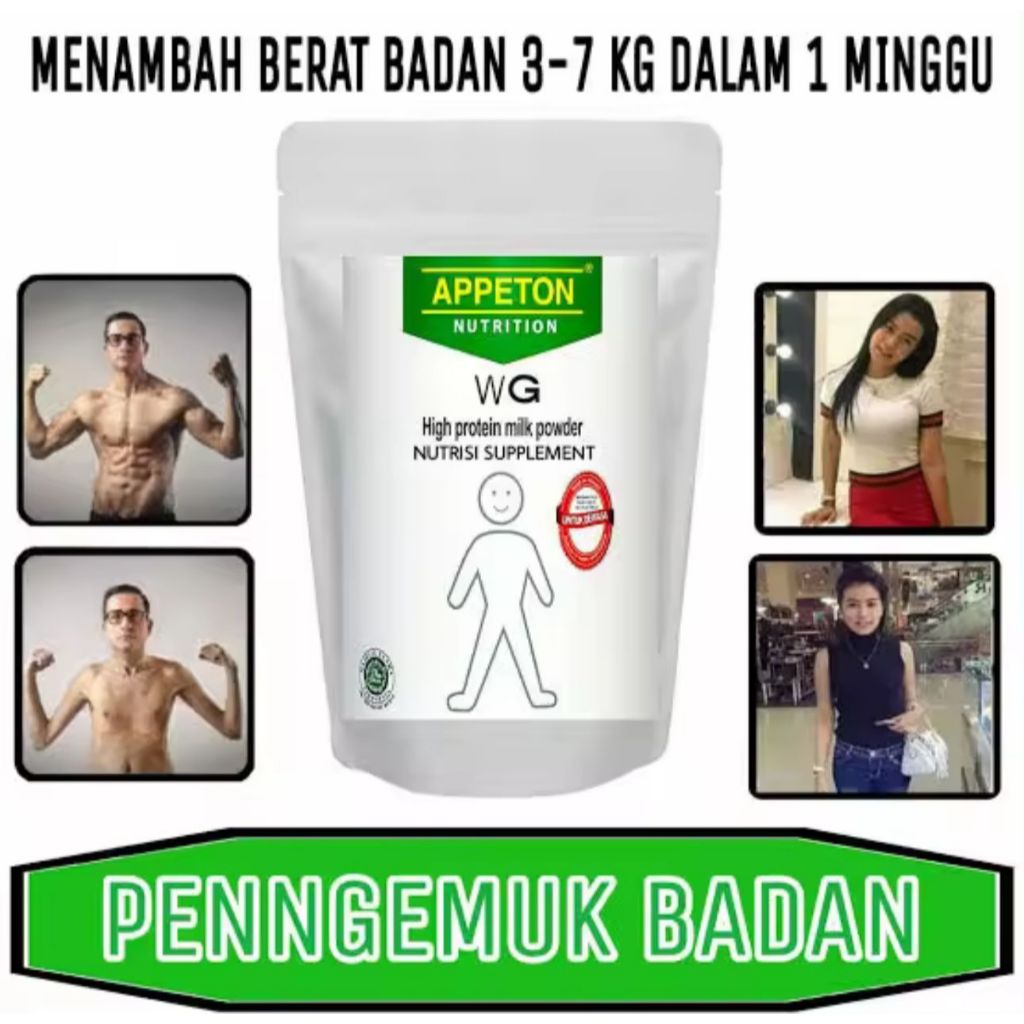 

APPETON WEIGHT GAIN SUSU PENAMBAH BERAT BADAN PREMIUM BPOM