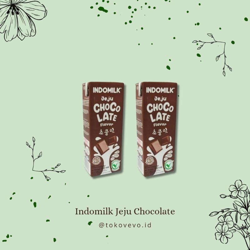 

Indomilk Jeju Chocolate 180ml [6pcs] | Promo Termurah Ultramilk Susu Cokelat UHT