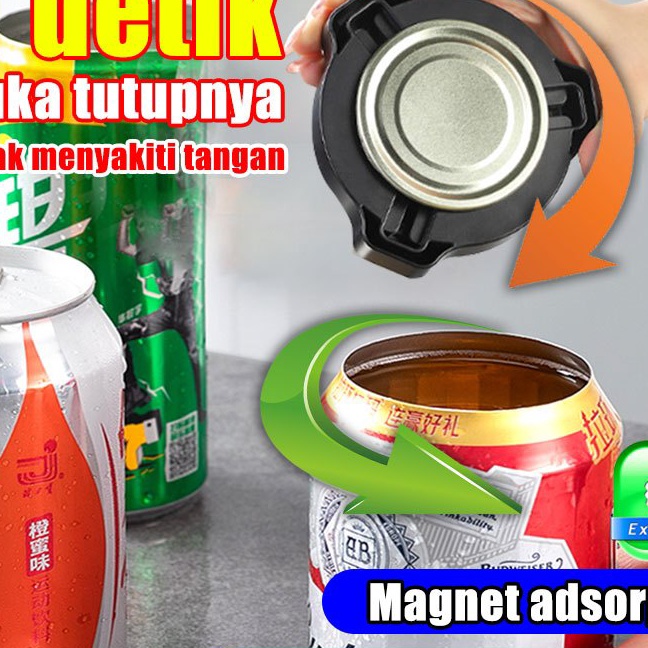 Wah 1 detik pembuka kalengsusu pembuka kaleng kaleng pembukabotol pembuka tutup multifungsi anggur s