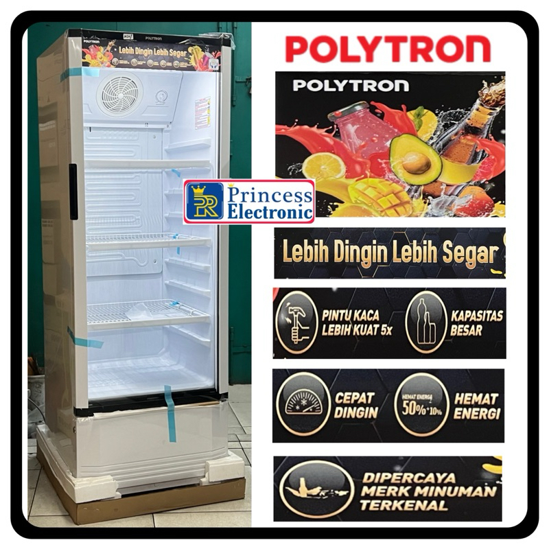 POLYTRON Show case SCN 180 Pendingin Minuman
