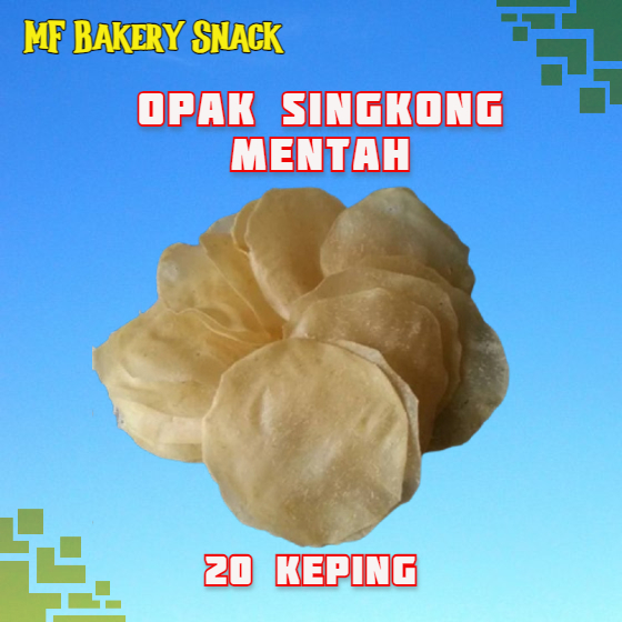 

Opak Singkong Mentah isi 20 Keping