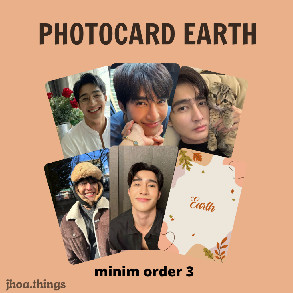 [UNOFFICIAL] PHOTOCARD EARTH PIRAPAT ACTOR THAI GMMTV