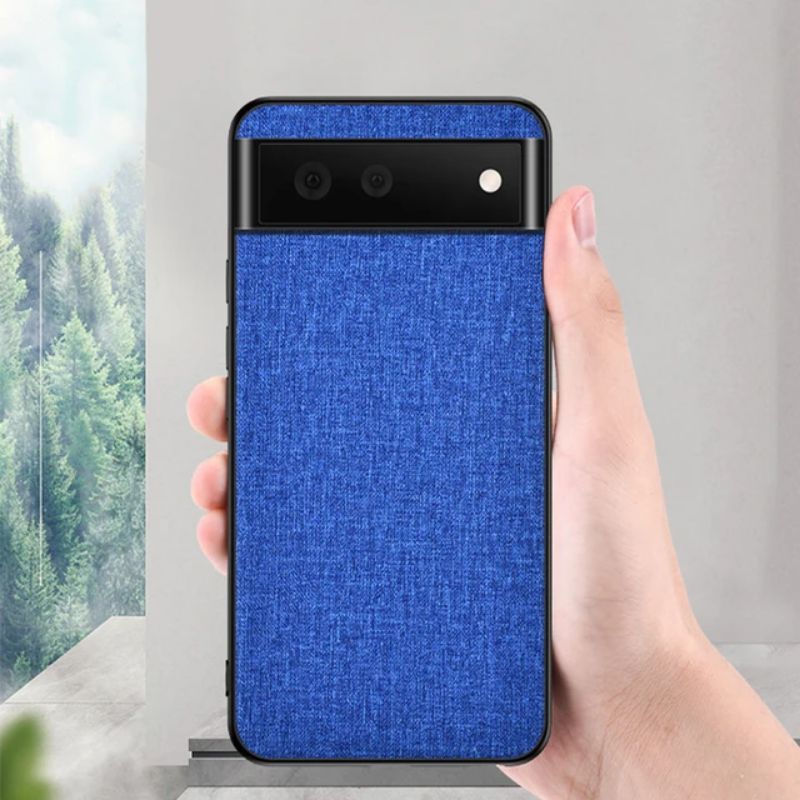 Softcase Fabric Google Pixel 4 4XL 4A 4G 5G 5 5A 5XL 6 6A 6Pro 7 Premium Casing Anti-fall Texture Ma