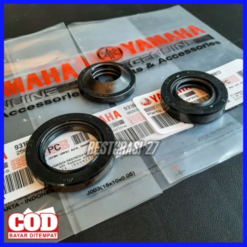 Seal Roda Set Depan Belakang Yamaha Y125Z Karet Seal Roda Yamaha Y125Z Seal Tutup Penutup Klahar Bea