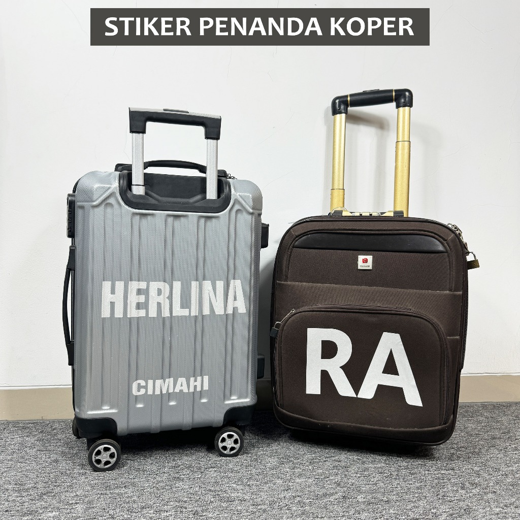 

Masseri - stiker koper Nama Untuk Koper agar tidak tertukar / stiker koper / koper untuk haji dan umroh / aksesoris koper