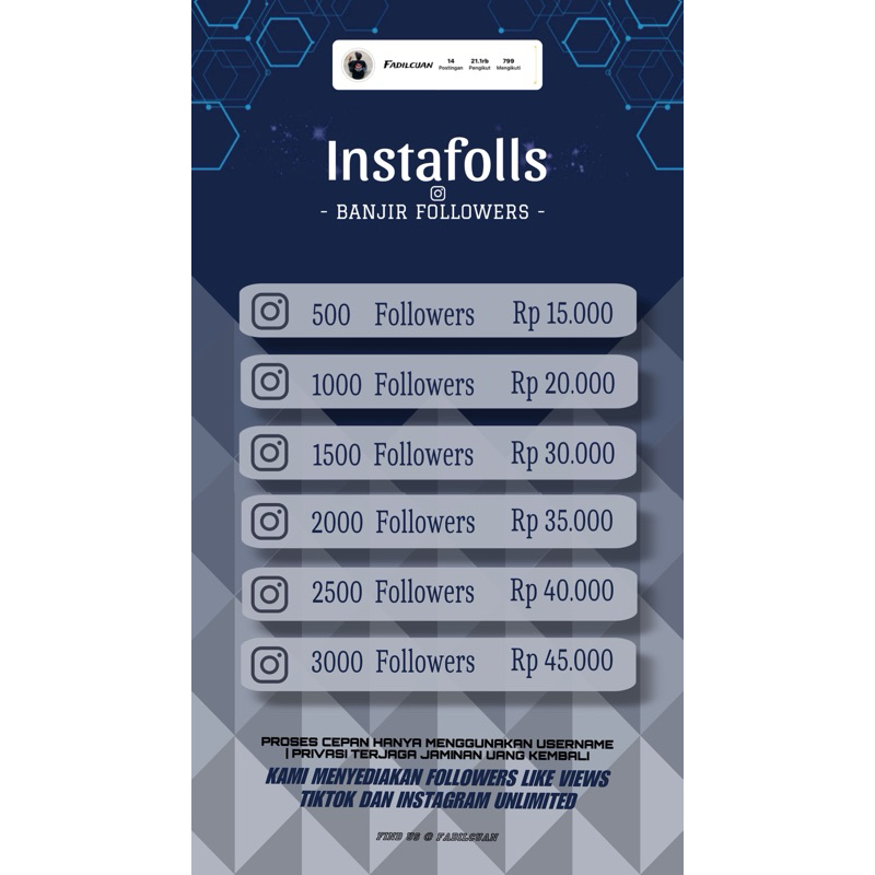 FOLLOWERS INSTAGRAM MURAH INDONESIA PERMANEN