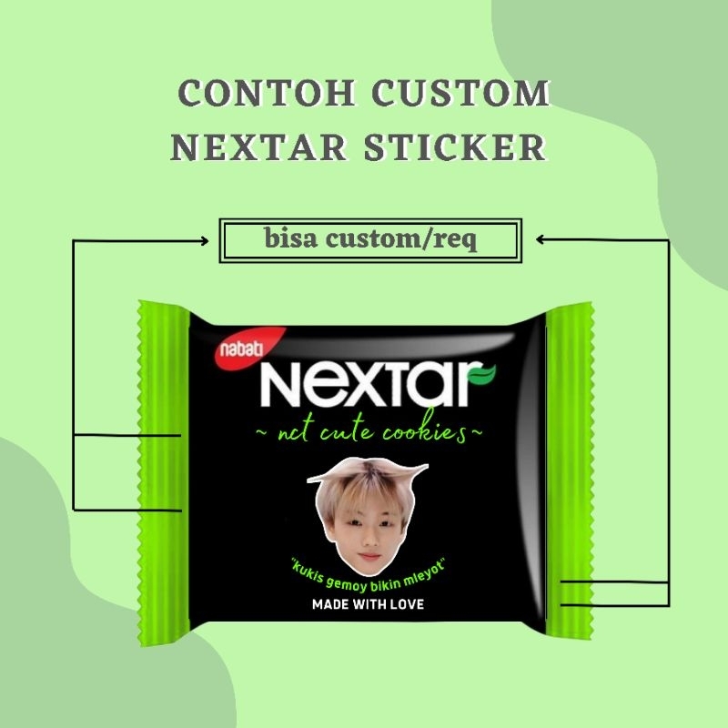 

STICKER NEXTAR NCT CUSTOM FREEBIES KONSER