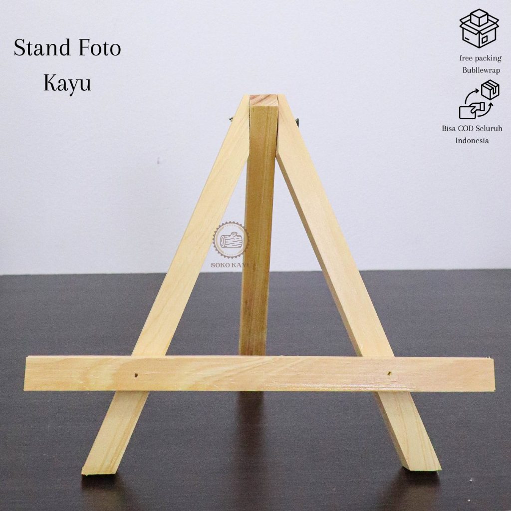 

Wooden Easel Mini Kayu Holder Foto Kayu Untuk Hiasan Wooden Tripod Stand Canvas Standing Penyangga Sandaran
